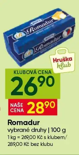 Hruška Romadur nabídka