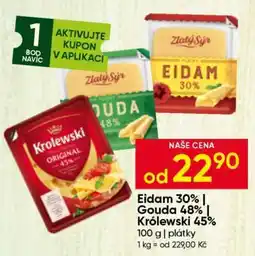 Hruška Eidam 30% | Gouda 48% | Królewski 45% nabídka