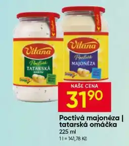 Hruška Poctivá Majonéza, Tatarská omáčka nabídka