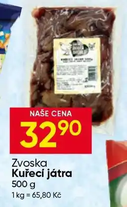 Hruška Zvosska Kuřecí játra nabídka