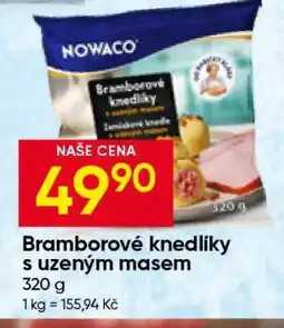 Hruška Bramborové knedlíky s uzeným masem nabídka