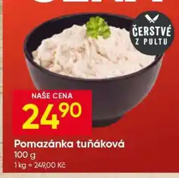 Hruška Pomazánka tuňáková nabídka