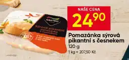Hruška Pomazánka sýrová pikantní s česnekem nabídka