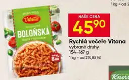 Hruška Rychlá večeře Vitana nabídka