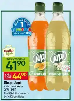 Hruška SIRUP JUPÍ nabídka