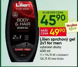 Hruška Lilien sprchový gel 2v1 for men nabídka