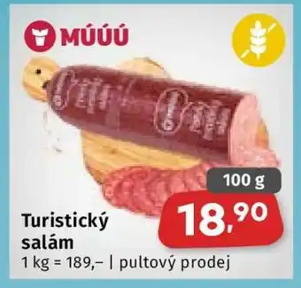 Turistický salám