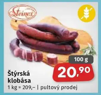 Štýrská klobása