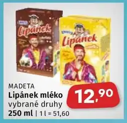 Coop Madeta Lipánek mléko nabídka