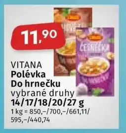 Coop Vitana Polévka Do hrnečku nabídka