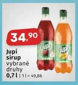 Coop Jupí sirup nabídka