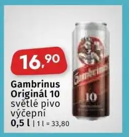 Coop Gambrinus Originál 10 nabídka