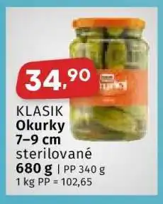 Coop KLASIK OKURKY nabídka
