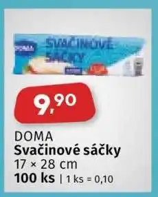 Coop DOMA Svačinové sáčky nabídka