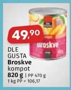 Coop DLE GUSTA BROSKVE nabídka