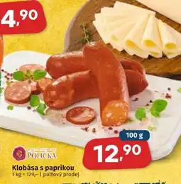 Coop Polička Klobása s paprikou nabídka