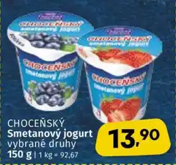 Coop Choceňský smetanový jogurt nabídka