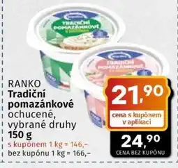 Coop RANKO Tradiční pomazánkové ochucené nabídka