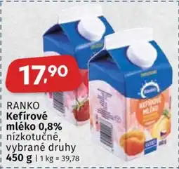 Coop RANKO Kefírové mléko 0,8% nabídka
