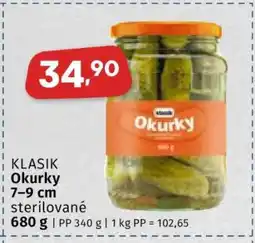 Coop KLASIK OKURKY nabídka
