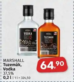 Coop MARSHALL TUZEMÁK, VODKA nabídka