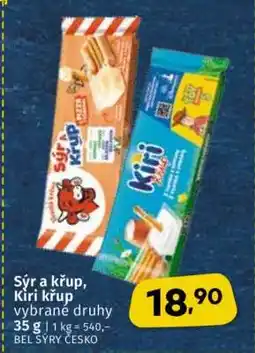 Coop Sýr a křup | Kiri křup nabídka