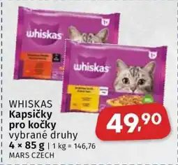 Coop Whiskas kapsičky pro kočky nabídka