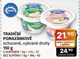 Coop Tradiční pomazánkové nabídka