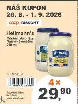 COOP DISKONT Hellmann’s nabídka