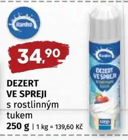 Coop DEZERT VE SPREJI nabídka