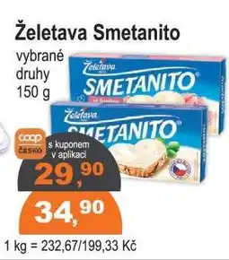 COOP DISKONT Želetava Smetanito nabídka