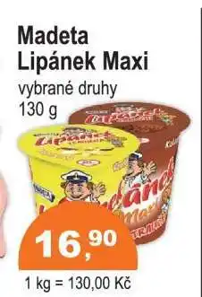 COOP DISKONT Madeta Lipánek Maxi nabídka