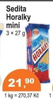 COOP DISKONT SEDITA HORALKY MINI nabídka