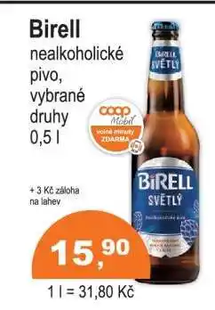 COOP DISKONT Birell nabídka