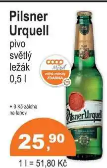 COOP DISKONT Pilsner Urquell nabídka