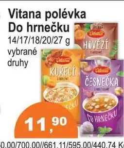 COOP DISKONT Vitana Polévka Do hrnečku nabídka