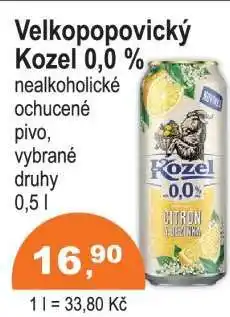 COOP DISKONT VELKOPOPOVICKÝ KOZEL 0,0% nabídka