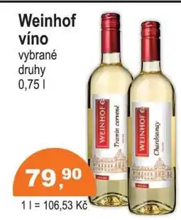 COOP DISKONT Weinhof víno nabídka