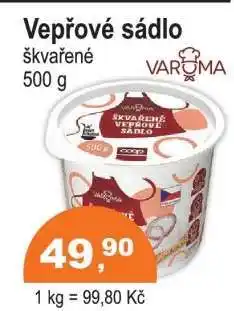 COOP DISKONT Vepřové sádlo nabídka