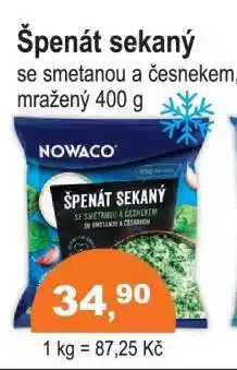 COOP DISKONT Špenát sekaný nabídka