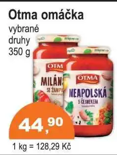 COOP DISKONT Otma Omáčka nabídka