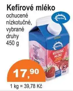 COOP DISKONT Kefírové mléko nabídka