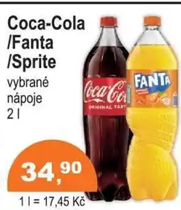 COOP DISKONT Coca-Cola, Fanta, Sprite nabídka
