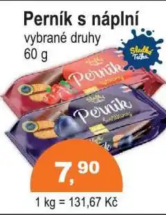 COOP DISKONT PERNÍK S NÁPLNÍ nabídka