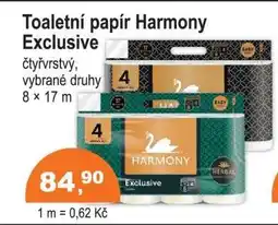 COOP DISKONT Toaletní papír Harmony Exclusive nabídka