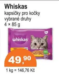 COOP DISKONT Whiskas nabídka