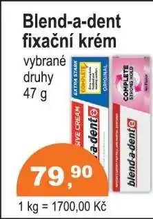 COOP DISKONT BLEND-A-DENT Fixační krém nabídka