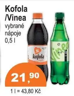 COOP DISKONT Kofola, Vinea nabídka