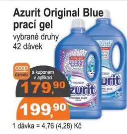 COOP DISKONT Azurit Original Blue prací gel nabídka