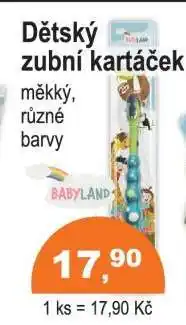 COOP DISKONT DĚTSKÝ ZUBNÍ KARTÁČEK nabídka